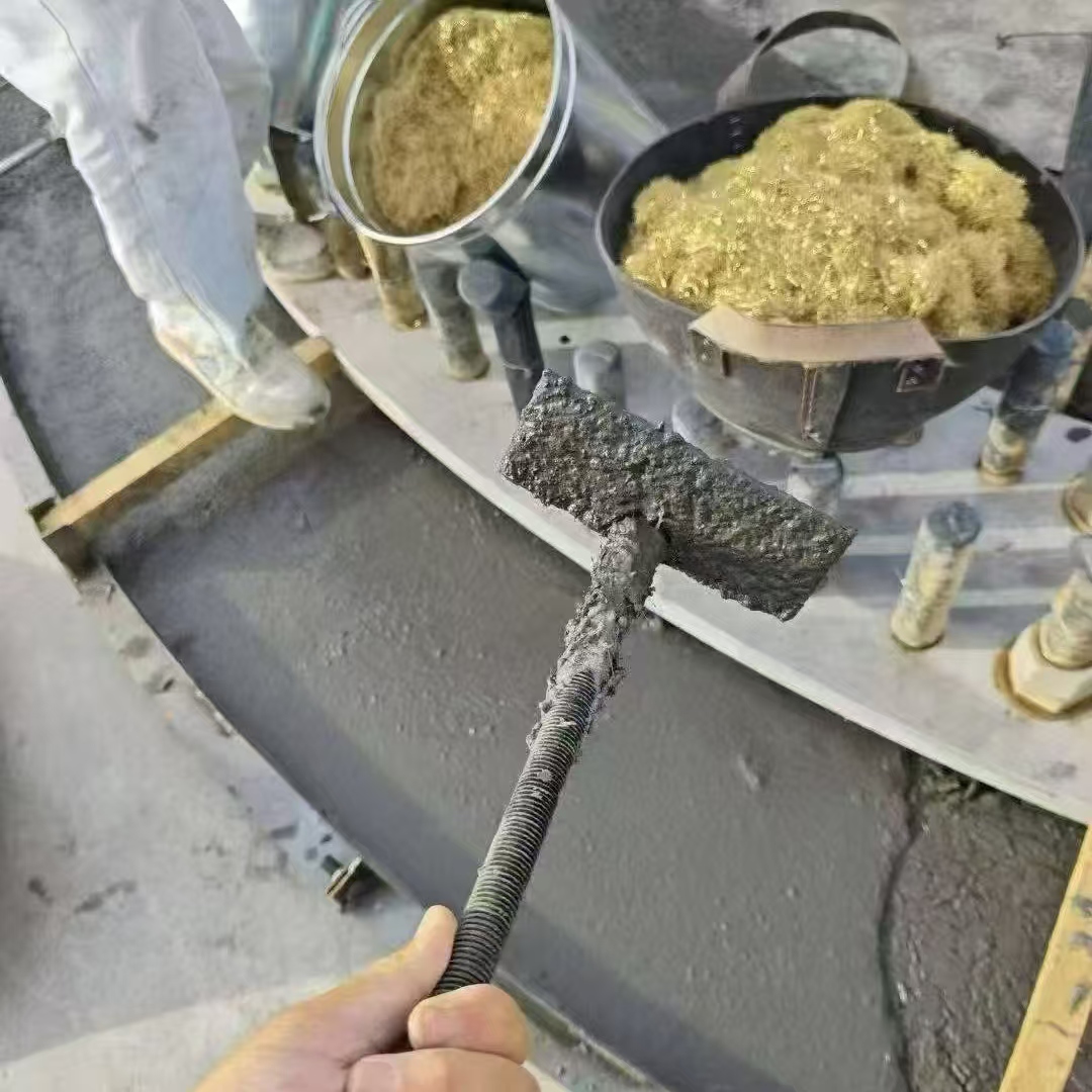 越秀C120钢纤维高强无收灌浆料 轧机压缩机汽轮机发电机锻压设备底座灌浆材料